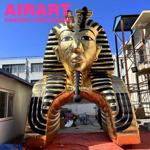 गोल्डन ट्यूनखामुन चरित्र inflatable, inflatable फिरौन चरित्र सुरंग प्राचीन मिस्र प्रदर्शनी सजावट के लिए inflatable आर्क - Product Image 1