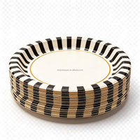 Grandes assiettes en papier robustes jetables pour les barbecues, la restauration et les buffets