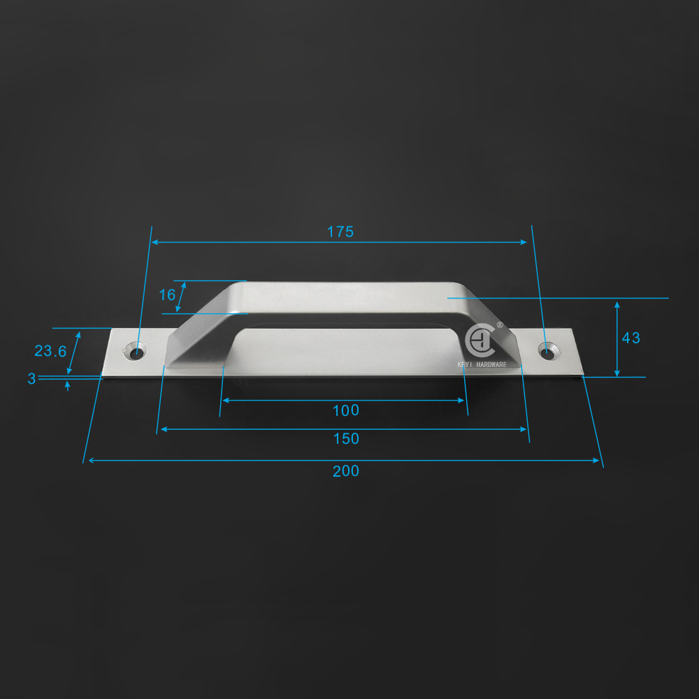 flush pull handles for sliding door