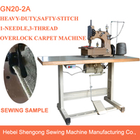 Machine à coudre surjeteuse à 1 aiguille et 3 fils haute performance SHENPENG GN20-2A pour la finition des tapis