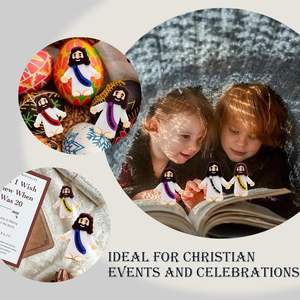 मिनी pvc धार्मिक ईस्टर गहने पर्यावरण के अनुकूल जेसस आपको थोक राल शिल्प मॉडल में खिलौने पसंद करता है - Product Image 4