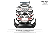 Nouveau kit carrosserie de pare-chocs pour 911.1 à 911.2, installation par vis, ajustement universel