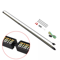 Bande lumineuse LED ultra-lumineuse IP67 étanche jaune rouge blanc de 60 pouces pour hayon de F150 Raptor F250 F350 F450 F550 F650 F750