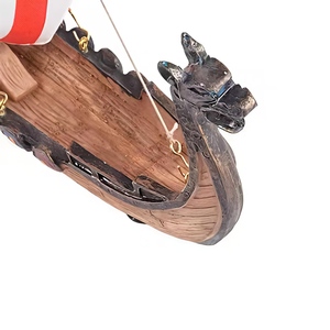 Adorno de <span class=keywords><strong>Barco</strong></span> <span class=keywords><strong>Vikingo</strong></span> de Resina Personalizado, <span class=keywords><strong>Barco</strong></span> <span class=keywords><strong>Dragón</strong></span> 3D Pintado a Mano, Modelo de Navegación de Estilo Nórdico, Decoración para el Hogar, Coleccionable - Product Image 3