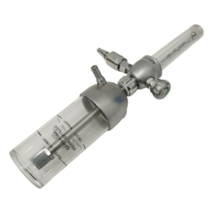 Oem Medische Apparatuur Aluminium Cilinder Luchtinhalator Gasstroommeters Zuurstofdrukregelaar Met 200Ml Luchtbevochtigerfles - Product Image 2