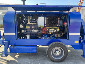 Diesel Line Mobile <b>Concrete</b> Pump 30-60cbm/hr Trailer Pump Construction <b>Machine</b> Diesel <b>Concrete</b> Pump with Lines - Product Image 3