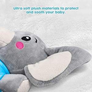 Jouet en peluche en forme d'éléphant pour bébé, Animal mignon, avec <span class=keywords><strong>musique</strong></span> et lumière LED, pour l'apprentissage des enfants, Offre Spéciale - Product Image 4