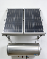 Chauffe-eau solaire 200L à panneaux plats pour maison, hôtel, extérieur, garage et camping-car – Système solaire thermique écoénergétique