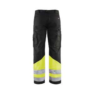 BLAKLADER - 156418119933C46 Hi-Vis <b>trousers</b> <b>Black</b>/Yellow - EAN 7330509401798 HI-VIS <b>WORKWEAR</b> - Product Image 2