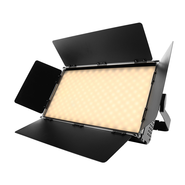 432PCS 2IN1 WW CW Bi-color LED Studio Panel Light DMX512 Dimmable Flat Video Fill Light For TV Broadcast Studio Large Conference