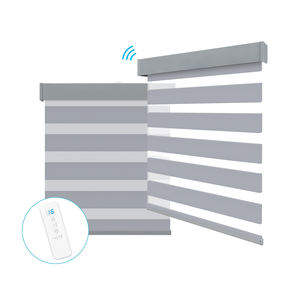 Persianas Enrollables Motorizadas Inteligentes de Alta Calidad con Control Remoto WiFi, Compatibles con Google <span class=keywords><strong>Alexa</strong></span>, Diseño Zebra, Tamaño Personalizado para Ventanas - Product Image 1