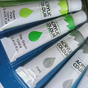 Juego de pintura acrílica para niños Annigoni, 24 colores, tubos de 12ml para dibujo escolar, alta consistencia en papel de lienzo - Product Image 6