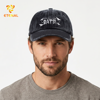 100% coton Baseball papa chapeau Snapback casquette broderie personnalisée Logo texte variété (léopard point Argyle Fruit) lavé Oxford caractéristique