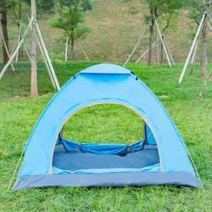 Tùy Chỉnh Oxford Bốn Mùa Không Thấm Nước Tự Động Nhanh Chóng Mở Cắm Trại Lều Cách Nhiệt Windproof Ấm Gia Đình Du Lịch - Product Image 6