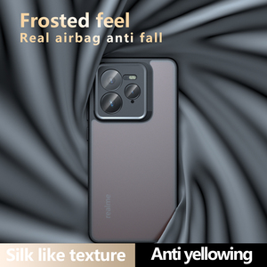 เคสโทรศัพท์สำหรับ Oppo Find X8 <span class=keywords><strong>Pro</strong></span> <span class=keywords><strong>Reno</strong></span> 13 realme GT <span class=keywords><strong>7</strong></span> <span class=keywords><strong>Pro</strong></span> 13 <span class=keywords><strong>Pro</strong></span> พื้นผิวด้านโปร่งใสป้องกันลายนิ้วมือและเคสสีเหลือง - Product Image 3