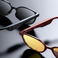 Lunettes Audio Intelligentes sans Fil de Créateur en Acétate avec Logo Personnalisé, Écouteurs Intégrés, Collection 2025