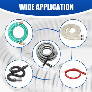 Manguera de PVC Flexible y Duradera de 25mm-75mm, Ligera y Personalizada, con Alambre de Acero, para <span class=keywords><strong>Aspiradora</strong></span>, Recolección de Polvo - Product Image 4