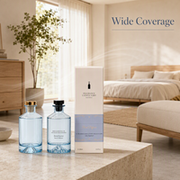 Ensemble diffuseur de parfum personnalisé avec logo imprimé sur boîte cadeau pour événement d'anniversaire de marque cosmétique, vente en gros