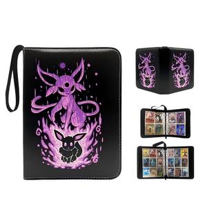 Album de rangement pour cartes à collectionner Pokémon, imperméable, avec fermeture éclair, 4 pochettes, 9 pochettes, capacité de 400 cartes - Product Image 4