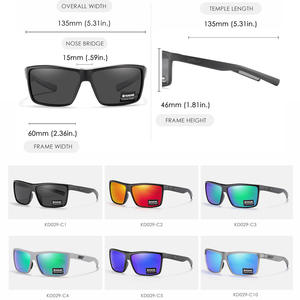 KDEAM Nouvelles Lunettes de Soleil Carrées de Luxe pour Hommes, Polarisées, Sportives, Anti-UV400, pour la Conduite et les Voyages en Extérieur <span class=keywords><strong>2023</strong></span> - Product Image 6