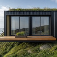 Maison conteneur maritime sur mesure 20 pieds 40 pieds, structure en acier, maison de vacances mobile pour hôtel et complexe hôtelier