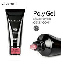 Vernis à ongles gel acrylique semi-permanent extension cristal Nail Art Fast Builder vernis hybride UV Poly vernis à ongles