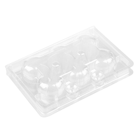 Boîtes d'emballage en plastique PET pour œufs de caille et de pigeon, 6 à 30 œufs, en gros, directement de l'usine