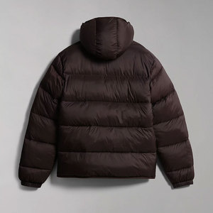 Wholesale Customizable Front Logo Man Winter Puffer Jacket Stand Collar Waterproof Windproof Reversible Eco-Friendly Polyester - Product Image 2