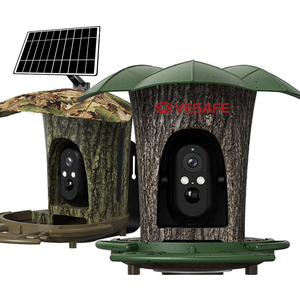 VESAFE 3MP <span class=keywords><strong>Birdhouse</strong></span> kablosuz gece görüş görünüm sistemi kuş yuva Ai akıllı kuş besleyici kamera GÜNEŞ PANELI - Product Image 1