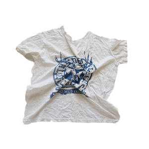 عينة 100% القطن الأبيض متماسكة قطعة قماش للمسح المستخدمة تي شيرت جيدة امتصاص النفط الخرق الصناعية - Product Image 2