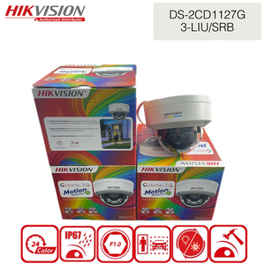 ฮิควิชั่น DS-2CD1127G3-LIU/SRB <span class=keywords><strong>2MP</strong></span> ColorVu 3.0 กล้องรักษาความปลอดภัยแบบโดมคงที่ในตัวระบบเสียงสองทางและสัญญาณเตือนไฟแฟลช - Product Image 1