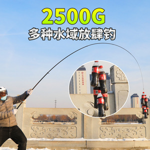 คันเบ็ดตกปลาหิน คาร์บอนไฟเบอร์ 4 เมตร แบบเร็วพิเศษ พร้อมไกด์ SIC สำหรับตกปลาทะเล - Product Image 5