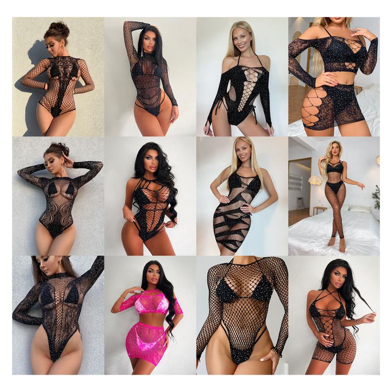One Piece Playsuits Sexy See Through