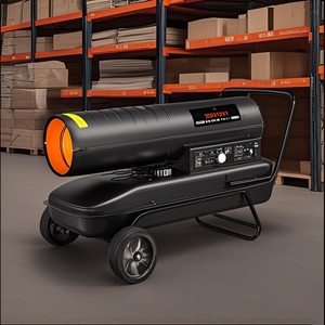 50kw 51kw Súng nóng ngoài trời di động công nghiệp nhà Kính Điện gia cầm nóng DIESEL dầu hỏa buộc Máy thổi khí nóng - Product Image 4