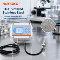 Transmetteur de capteur de point de rosée LCD HENGKO HG808-A pour la surveillance de l'humidité des sécheurs sous vide