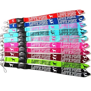 Custom Printed <b>Lanyards</b> 2x90cm <b>Polyester</b> Thermal Transfer Phone Work ID Badge Promotional With Logo Support - Product Image 3