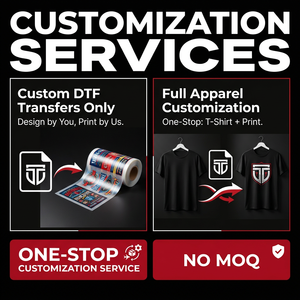 Trasferimenti DTF Personalizzati Premium con Servizio Bundle di T-shirt Vuote ad Alta Elasticità per Attività di Abbigliamento Personalizzato - Trasferimenti DTF all'Ingrosso - Product Image 6