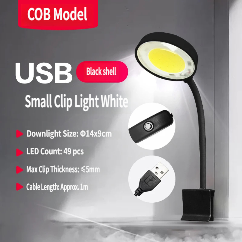 LED mince 2,5 W noir