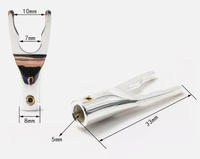Bornes de connecteur de câble de Type U/Y personnalisables connecteur de fil de borne à sertir en laiton à cosse nue avec personnalisation