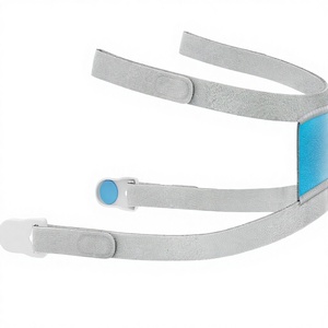 Sangle de remplacement pour <span class=keywords><strong>masque</strong></span> facial complet CPAP <span class=keywords><strong>ResMed</strong></span> <span class=keywords><strong>AirFit</strong></span> F30i avec clips magnétiques – Sangle de fixation médicale de classe I pour <span class=keywords><strong>masque</strong></span> CPAP - Product Image 1