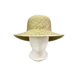 Chapeau de paille Panama d'été personnalisé avec logo, en herbe naturelle, pour sauveteur, surf, safari, plage, idéal pour l'extérieur - Product Image 3