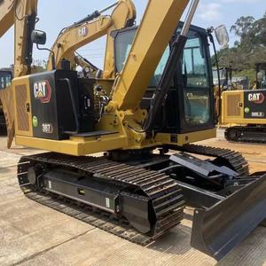 Excavadora Hidráulica Usada Cat 307 de 7 Toneladas, Mini Excavadora de Orugas Caterpillar para Trabajos de Renovación Municipal y Construcción de Paisajismo - Product Image 2