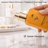 Aceite Reparador Orgánico para Cabello Rizado - Sérum Control Frizz con Mezcla de Argán, Sin Textura Grasa o Acuosa, Protección Térmica para Cabello Seco y Encrespado