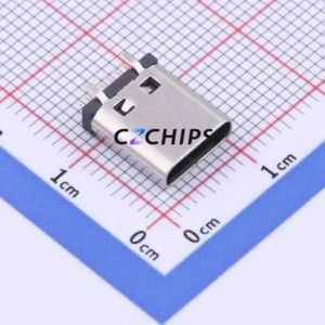 MC-801D-H105 USB Connector Through hole Component (THT) Connector Type-C USB 3.1 Female Through Hole - Product Image 1