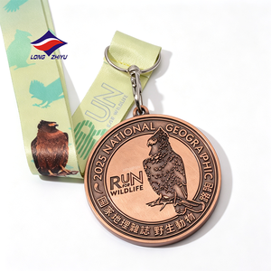 Medalla <span class=keywords><strong>de</strong></span> Maratón LZY 20Y Personalizada <span class=keywords><strong>de</strong></span> Aleación <span class=keywords><strong>de</strong></span> Zinc 2D en Oro Antiguo, Medalla Deportiva <span class=keywords><strong>de</strong></span> Metal para Finalistas con Cinta para Atletismo - Product Image 1