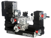 TZ16000MZG Mini tour à métaux 60W, 16-en-1, avec bras articulé, 12000 tr/min, kit de machine horizontal, usage moyen, automatique, multi-tension, pour usinage