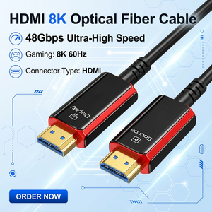 Câble <span class=keywords><strong>HDMI</strong></span> Fibre Optique Qualité Professionnelle Ultra Haute Vitesse A129 8K 60Hz HDR pour Installation Murale - Product Image 2