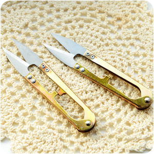 Mini ciseaux de pêche dorés en acier inoxydable, outil de coupe tranchant pour accessoires de pêche - Product Image 3