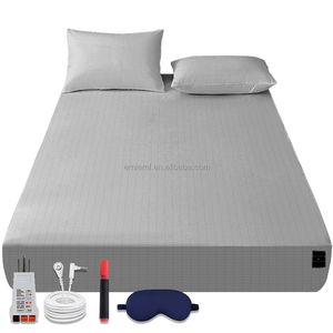 Tấm ga trải giường nối đất 5% sợi bạc-95% bông hữu cơ-Hệ thống nối đất cho giấc ngủ sâu-Bao gồm người thử nghiệm & che mắt - Product Image 6