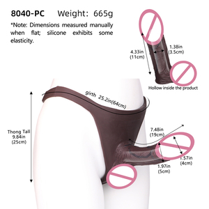 Großer Schwarzer Dildo Tragbare Dildos Höschen mit 19 cm Großem Schwarzen Dildo für Männer <span class=keywords><strong>Harness</strong></span> Erwachsenen-Sexspielzeug - Product Image 6